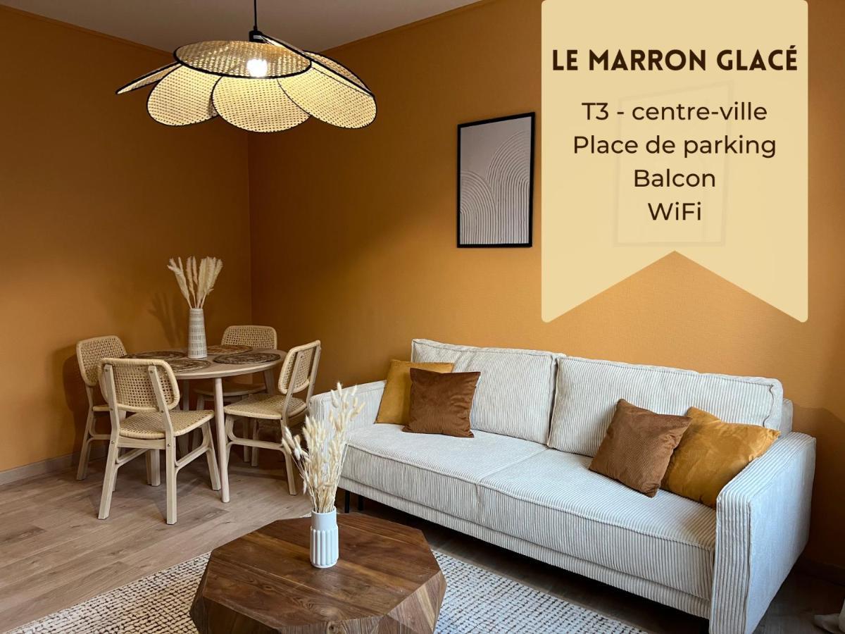 Le Marron Glace - T3 + Parking Montluçon Eksteriør bilde